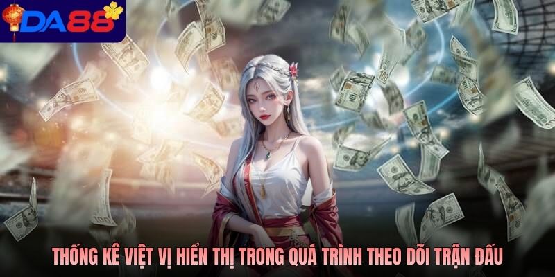 Thống kê việt vị hiển thị trong quá trình theo dõi trận đấu